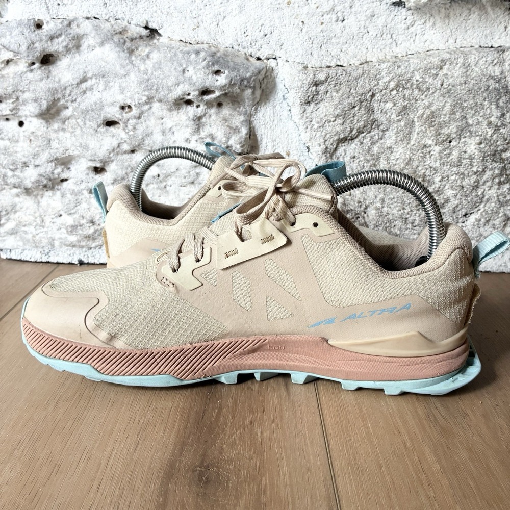 Altra Lone Peak 7 Zero Drop Minimalist Trail Running Hiking Shoes Tan Womens 9 - Picture 5 of 8
